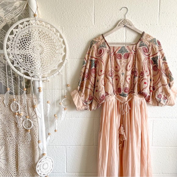 NWOT Free People Mesa Midi Dress - Picture 2 of 16